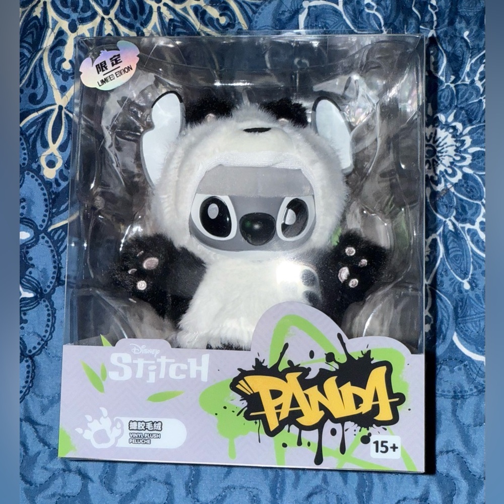 Sealed Miniso China Exclusive Stitch Panda Plush